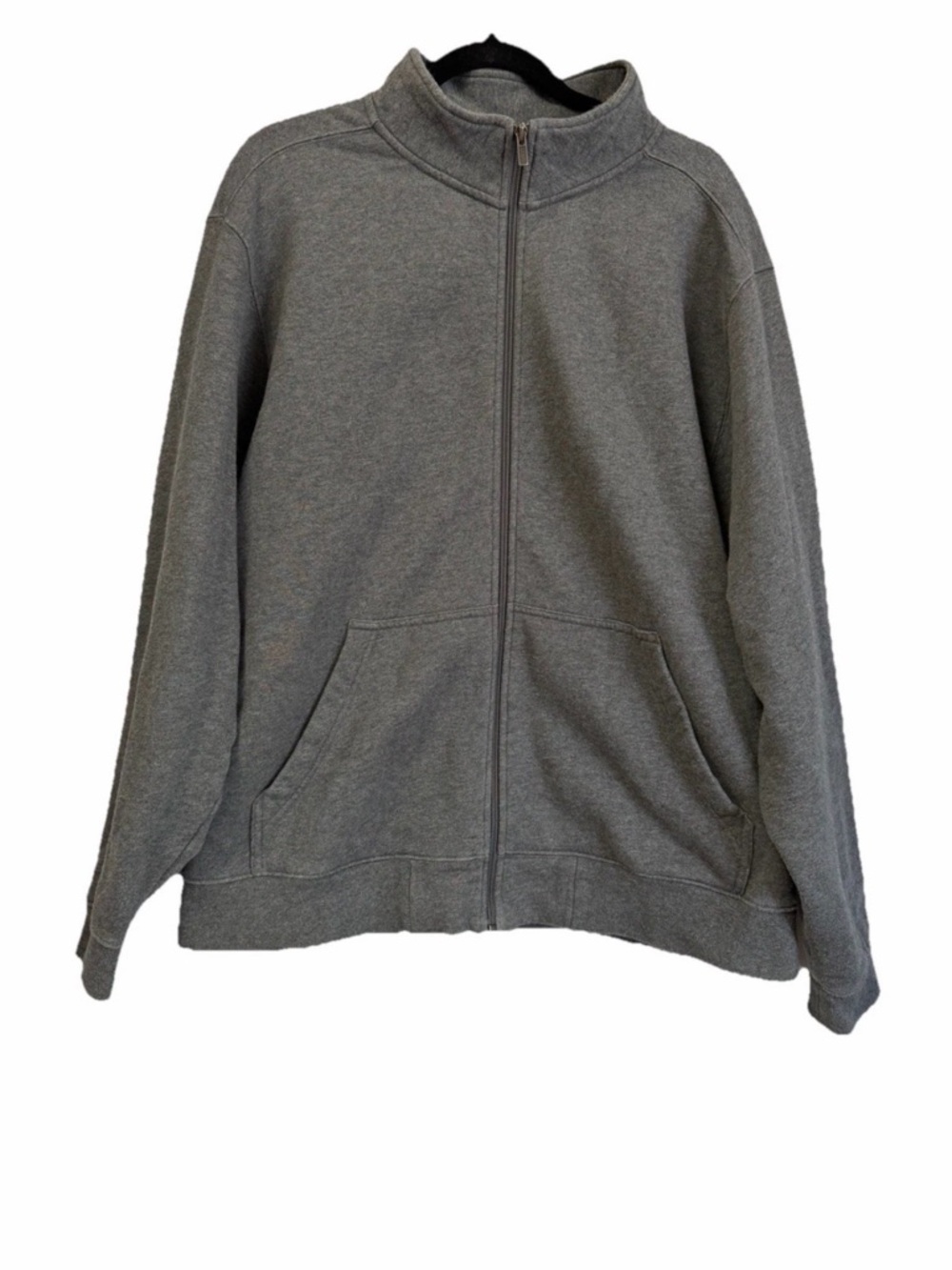L.L. Bean Charcoal Full-Zip Sweatshirt Jacket